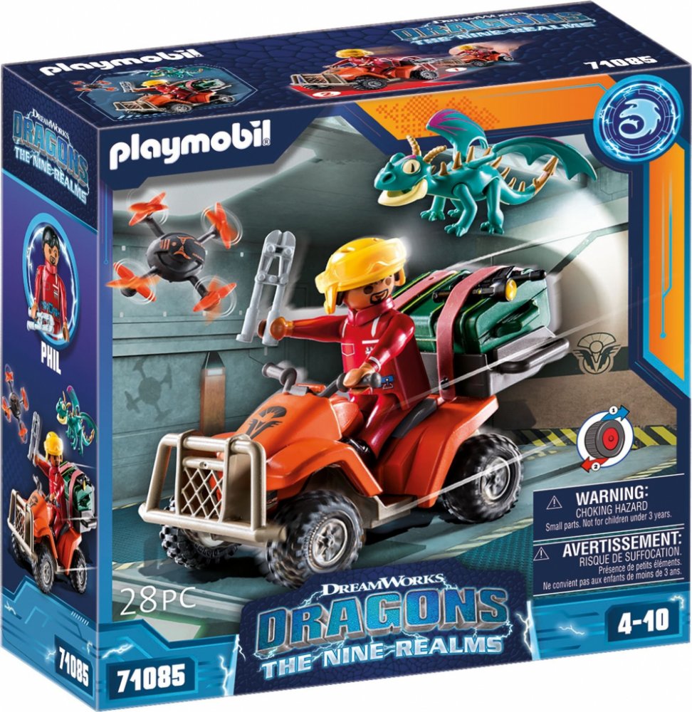 Playmobil 71085 Dragons Devět říší Icaris Quad a Phil 71085