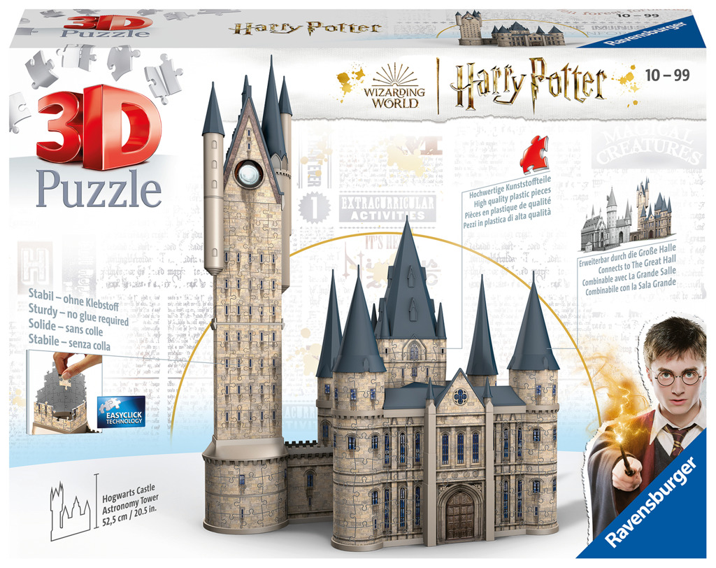 Ravensburger Puzzle 3D Harry Potter: Bradavický hrad - Astronomická věž 5