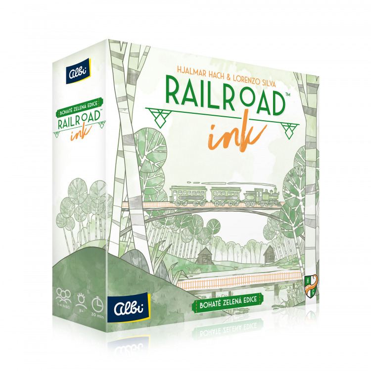 Albi Railroad Ink - Zelená edice