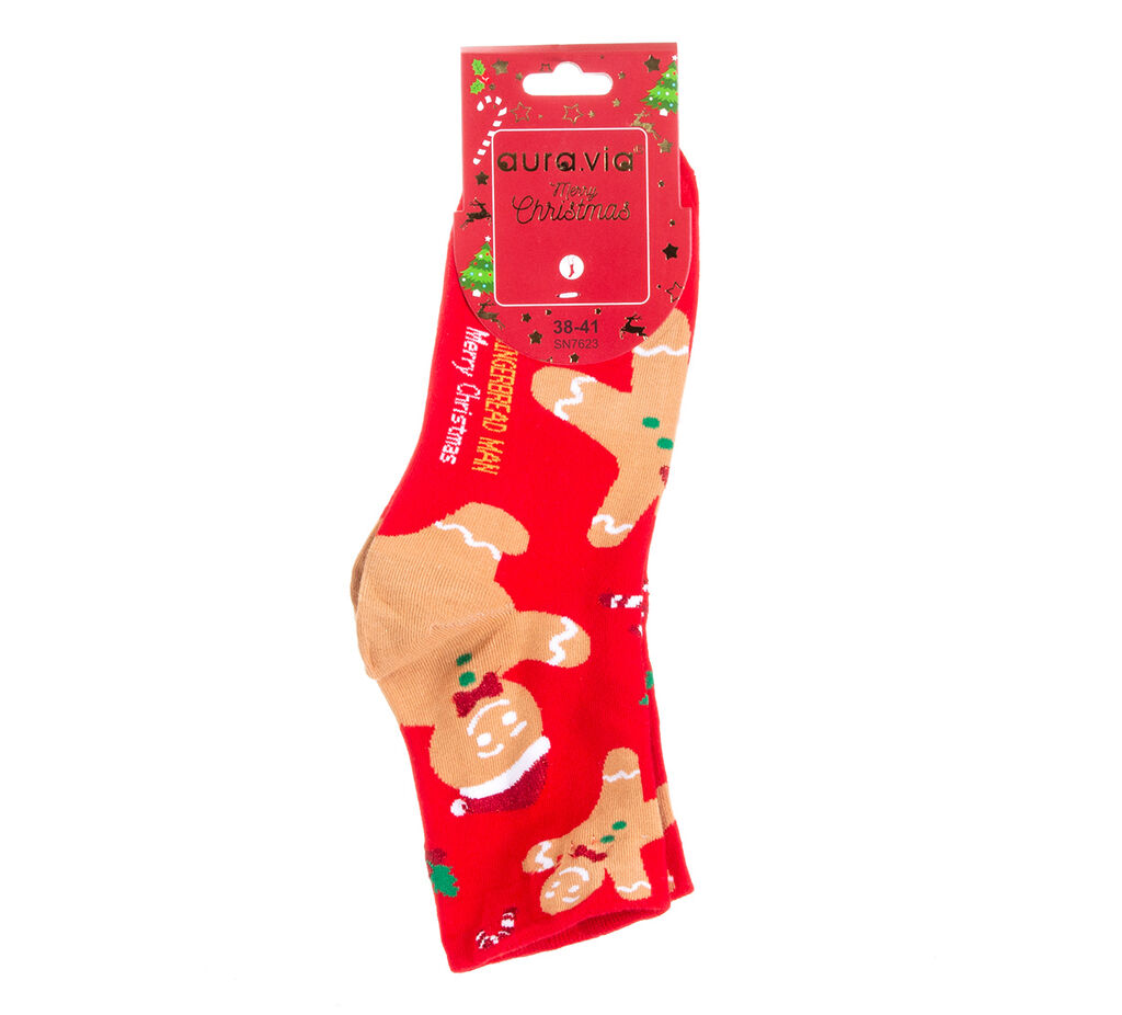 aura.via Veselé dámské Vánoční ponožky velikost 35-38