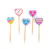 Sada dortových svíček - Srdíčka