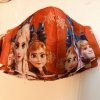 Rouška dětská Frozen Anna a Elsa DVOUVRSTVÁ