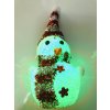 Svíticí Sněhulák LED 15cm