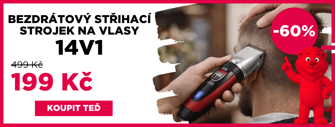 Bezdrátový střihací strojek na vlasy