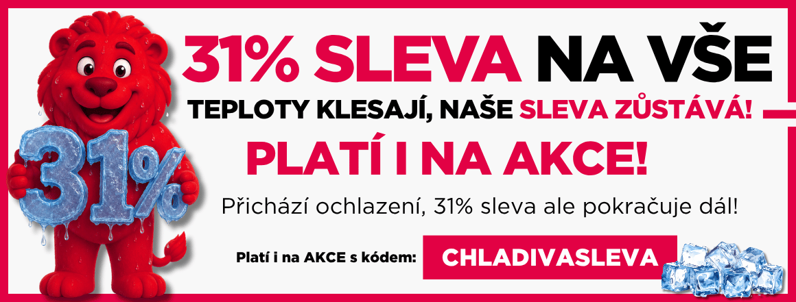 31% sleva ochlazení