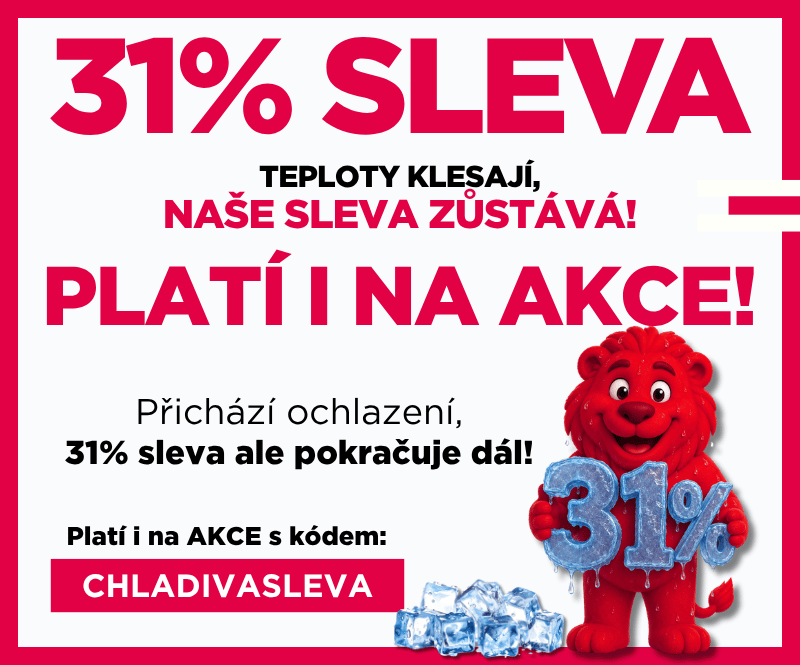 31% sleva ochlazení
