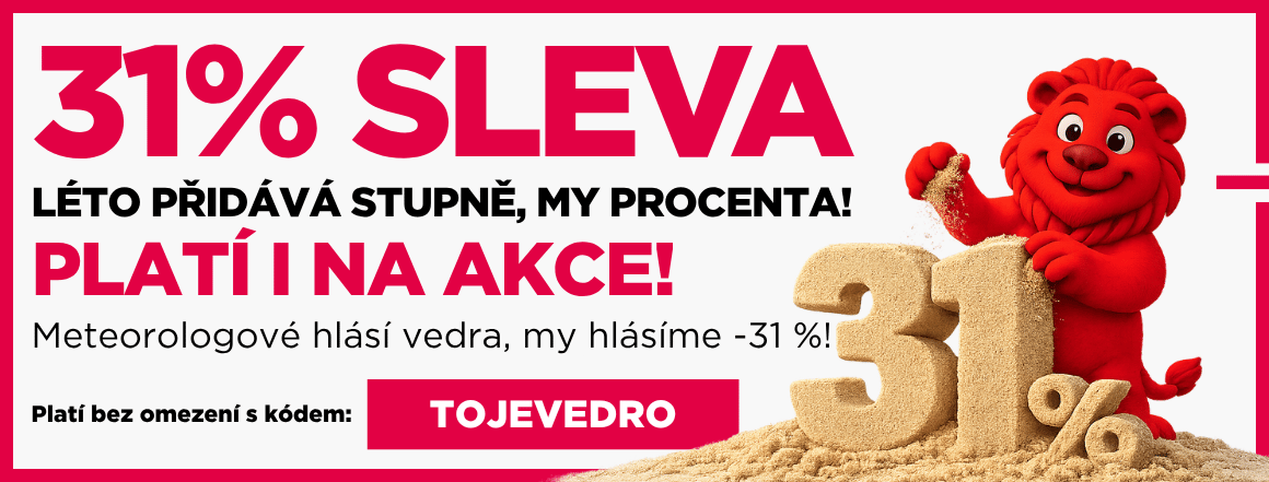 31% sleva na vše