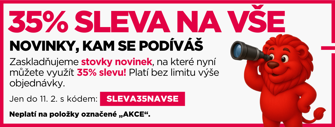 35% sleva novinky