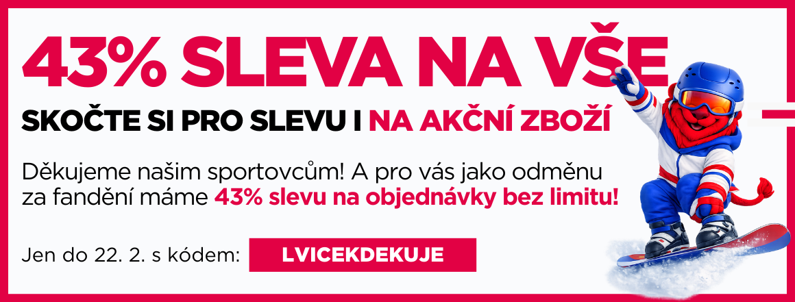 43% sleva