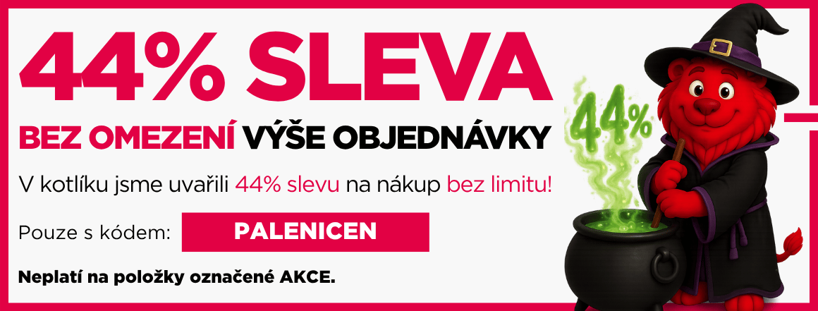 44% sleva bez limitu