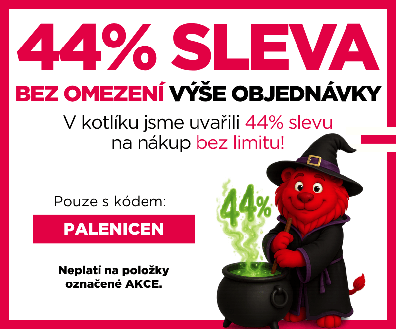 44% sleva bez limitu