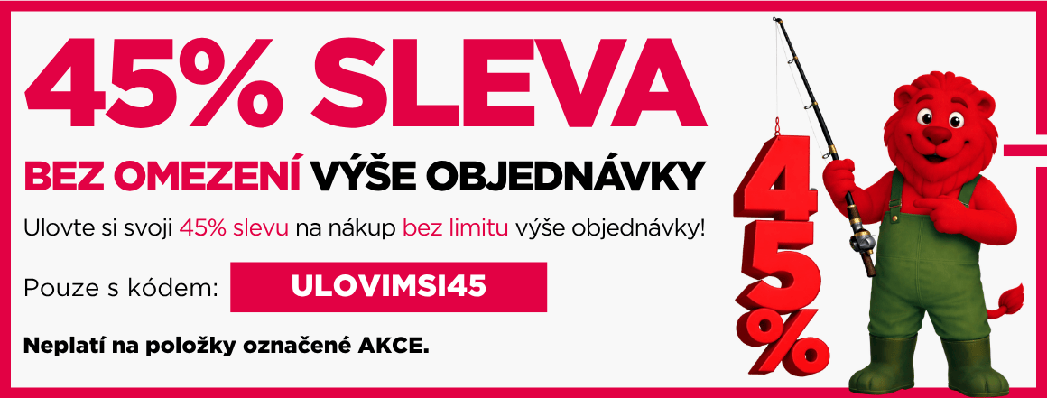 45% sleva bez limitu