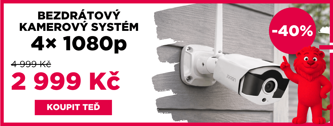 Bezdrátový kamerový systém 4× 1080p