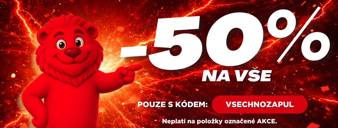50% sleva na vše