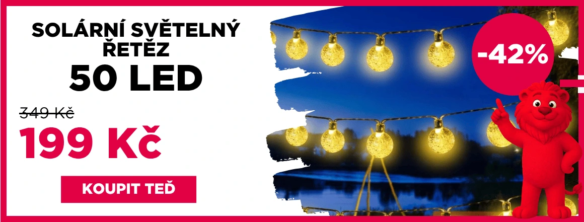 Solární světelný řetěz