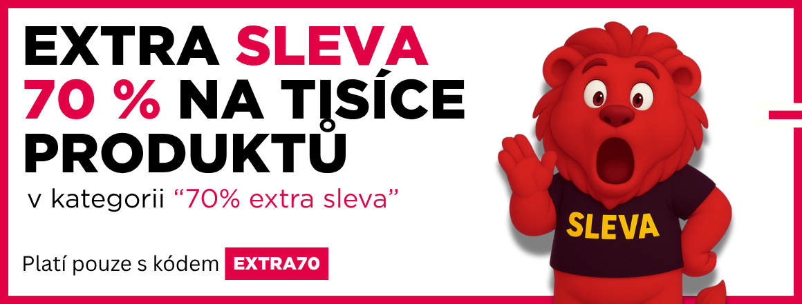 70% SLEVA na tisíce produktů