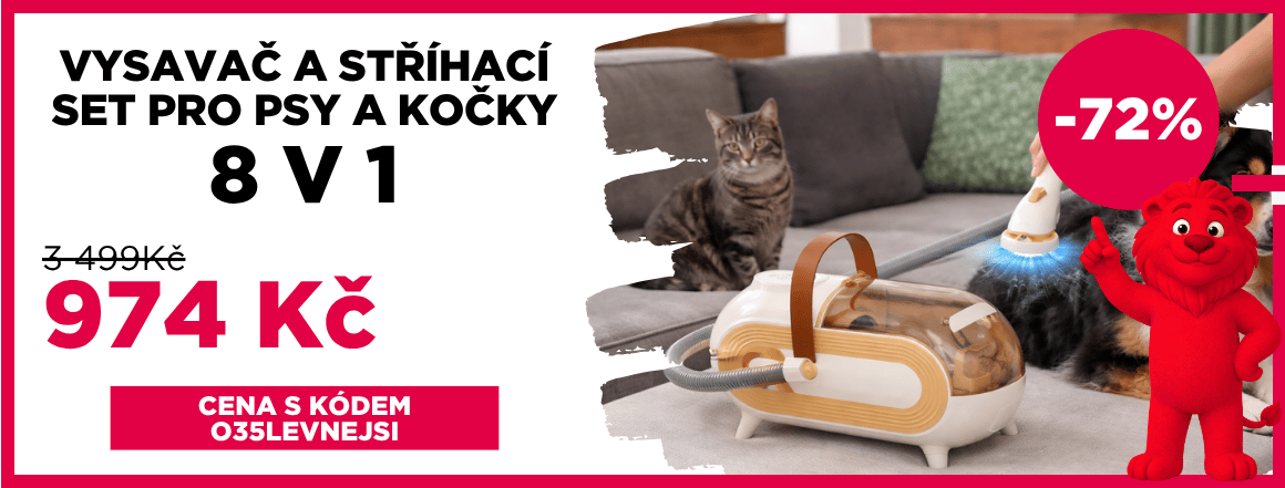 Vysavač a stříhací set