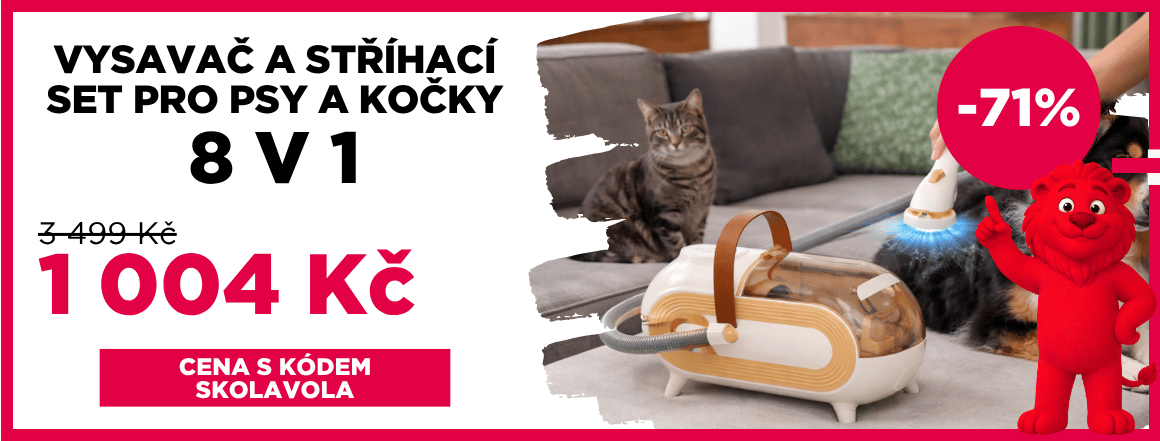 Vysavač a stříhací set