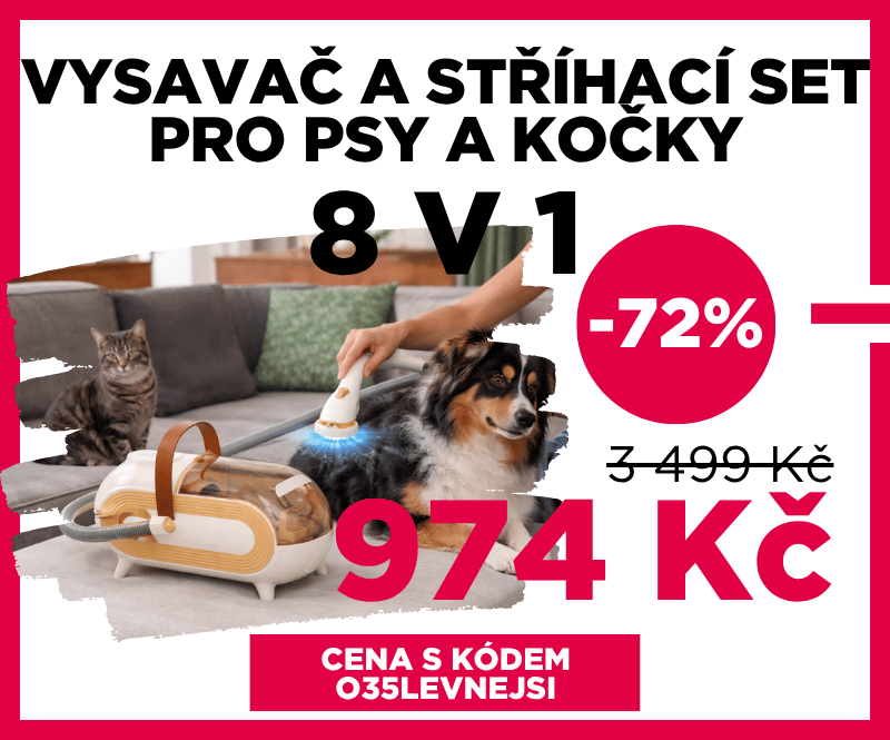 Vysavač a stříhací set