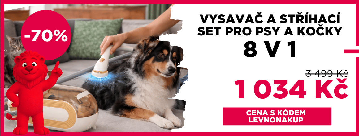 Vysavač a stříhací set