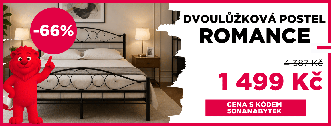 Postel dvoulůžková Romance