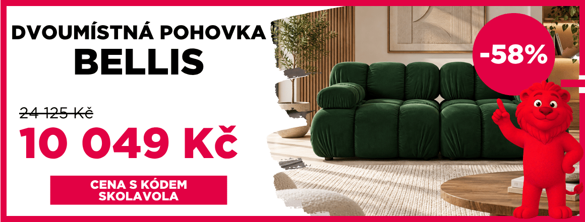 Dvoumístná pohovka Bellis