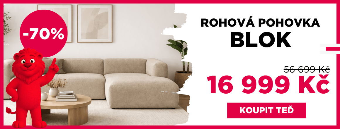 Rohová pohovka Blok