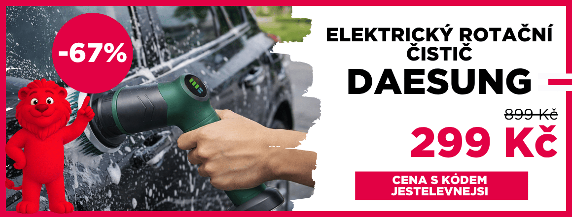 Elektrický rotační čistič