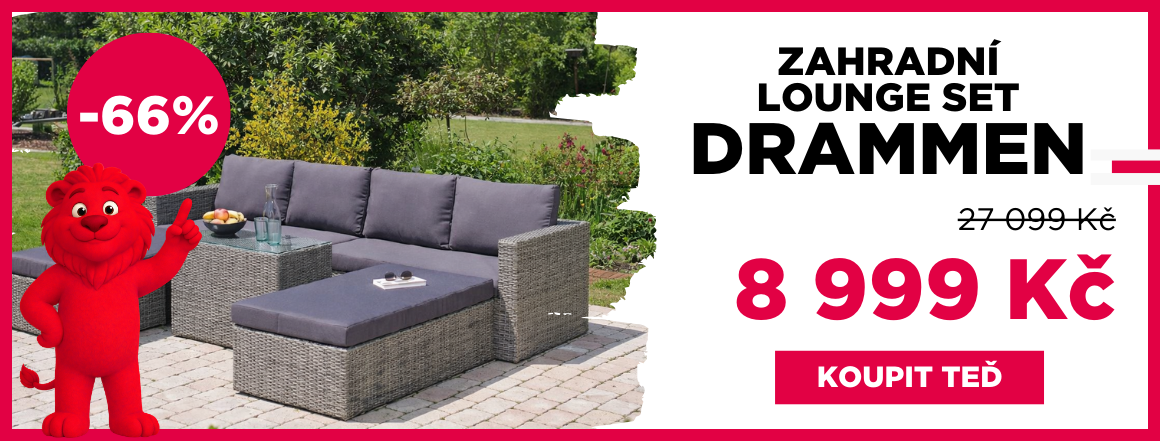 Zahradní lounge set Drammen