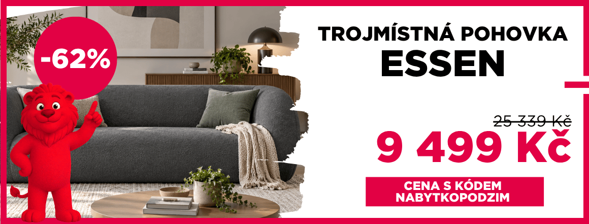 Trojmístná pohovka Essen