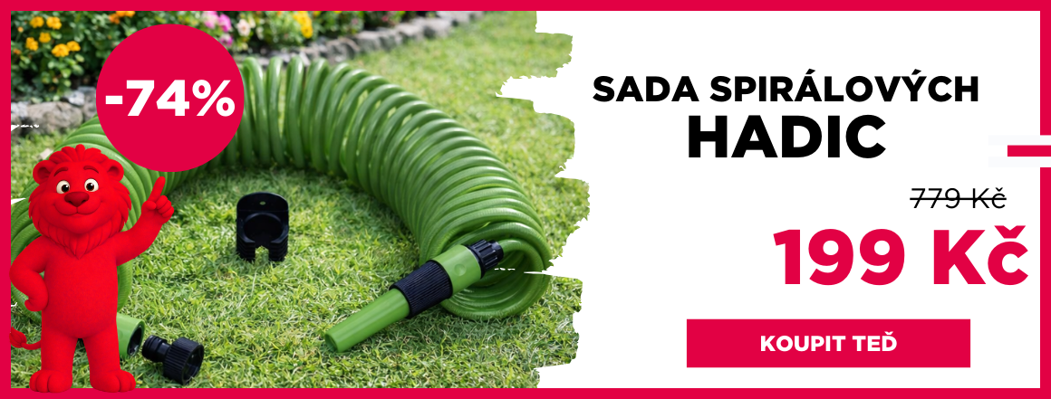 Sada spirálových hadic