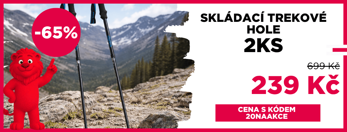 Skládací trekové hole