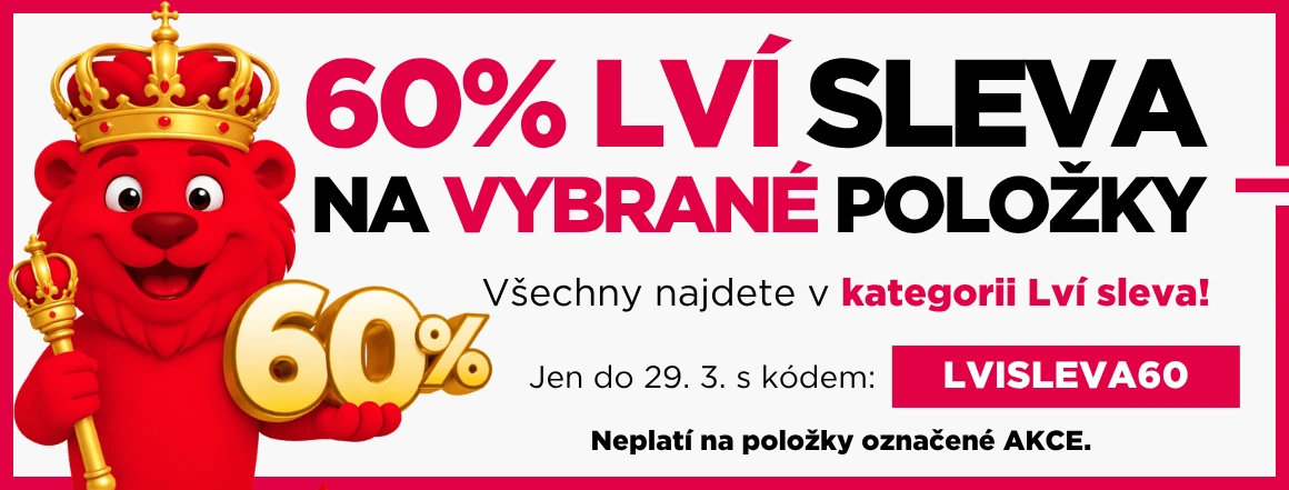 60% lví sleva