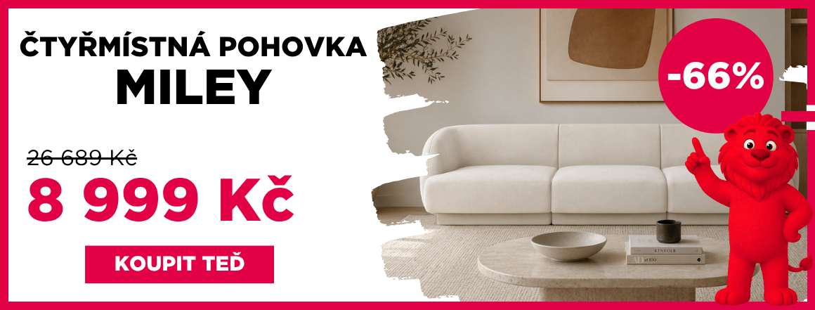 Čtyřmístná pohovka Miley