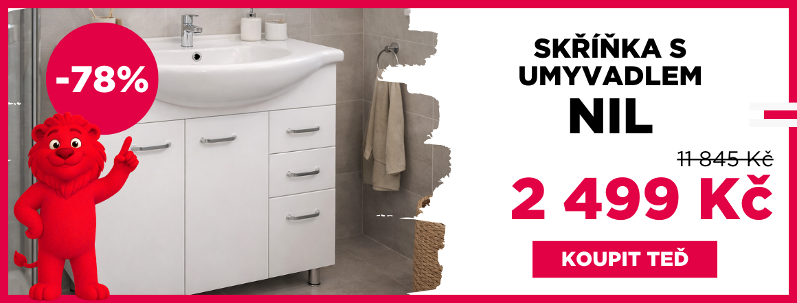 Skříňka s umyvadlem NIL