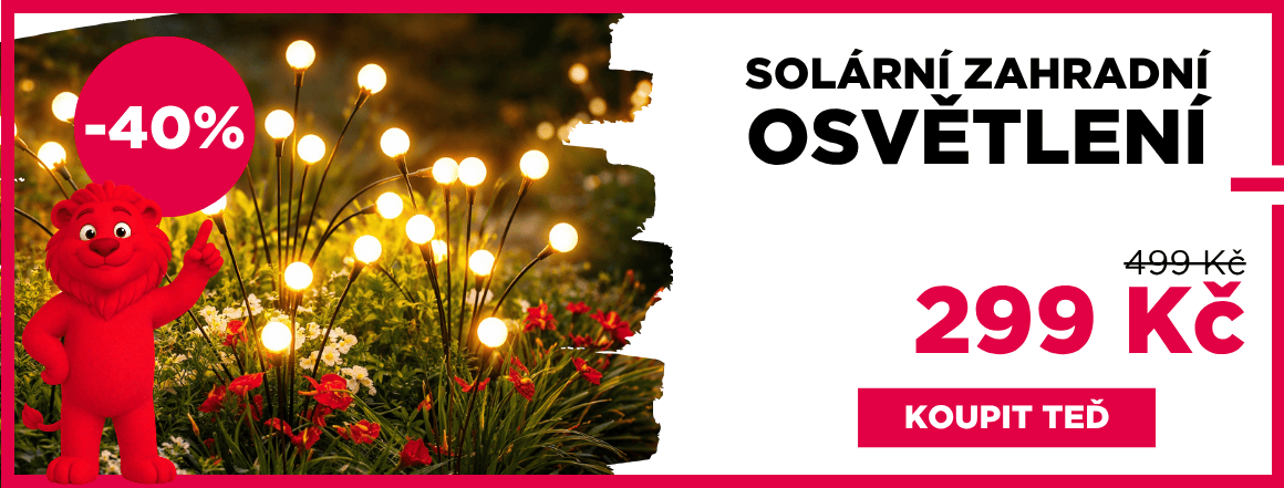 Solární zahradní osvětlení