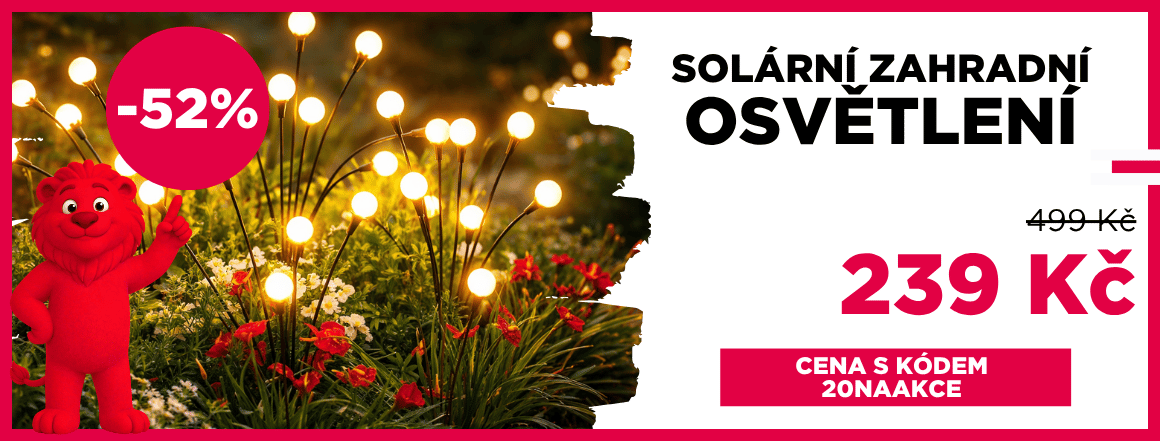Solární zahradní osvětlení