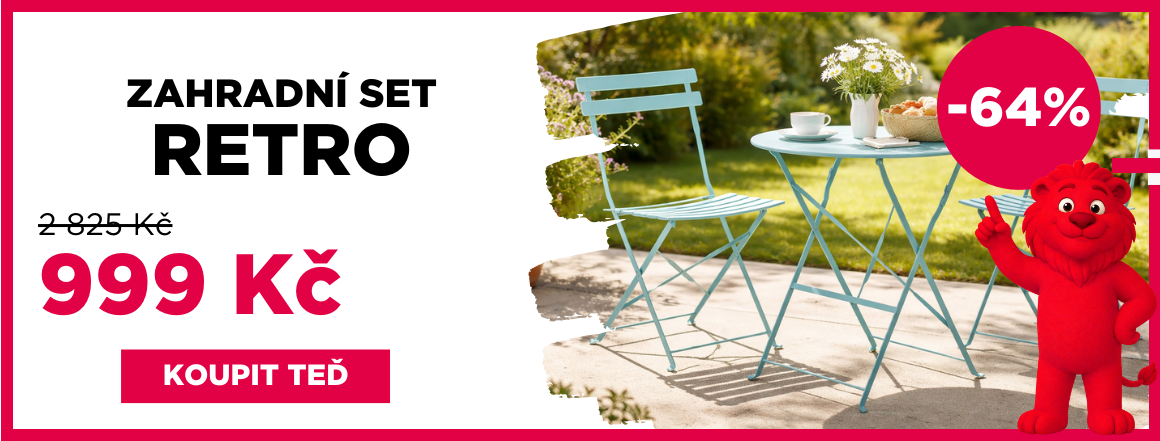 Zahradní jídelní set Retro