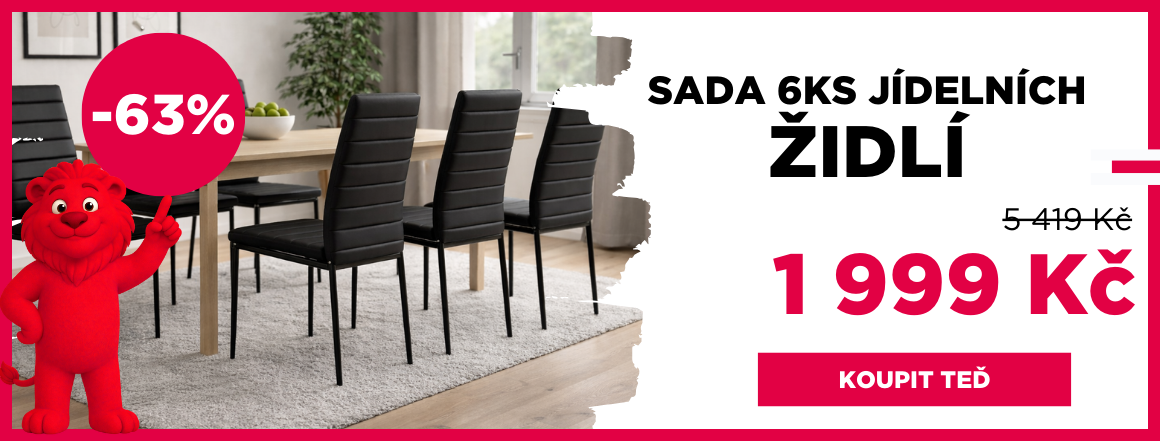 6 Jídelních židlí