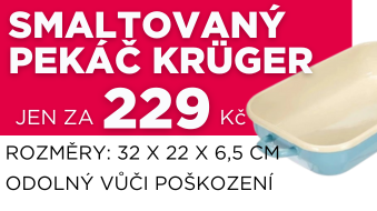Smaltovaný pekáč Krüger