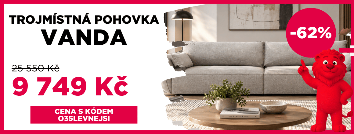 Trojmístná pohovka Vanda