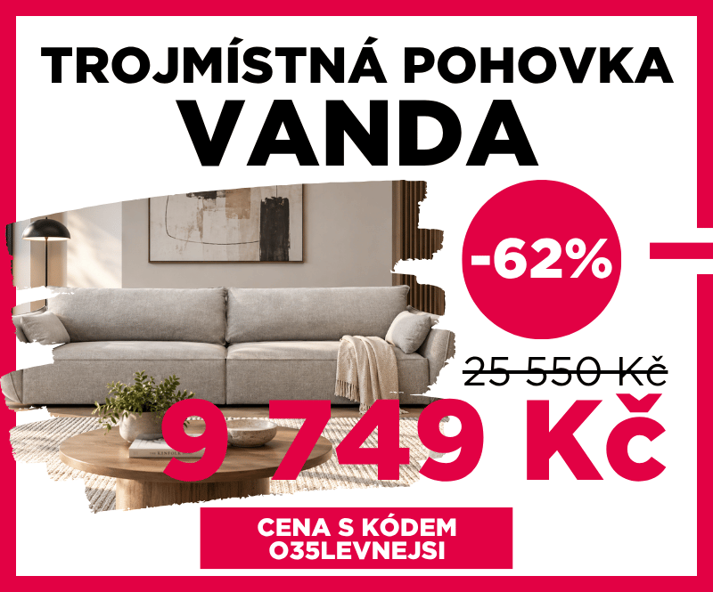 Trojmístná pohovka Vanda
