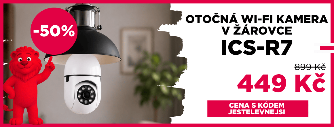 Wi-Fi kamera v žárovce