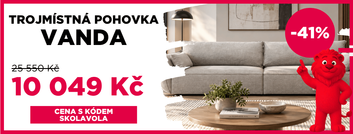 Trojmístná pohovka Vanda