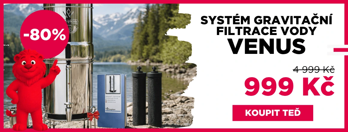 Systém gravitační filtrace vody