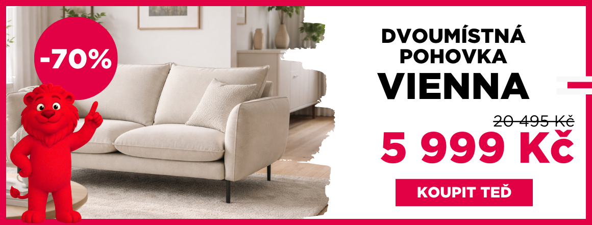 Dvoumístná pohovka Vienna