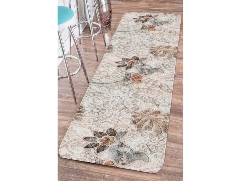 Běhoun Vintage Garden 58 x 190 cm béžový