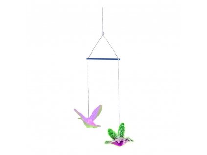 Závěsná dekorace s LED světly Naeve Hummingbird, výška 70 cm