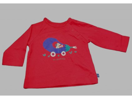 Dětské tričko, Petits, červené s potiskem