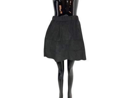 Dámská sukně, NOISY MAY, černá, semišová